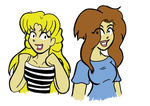 Bay and Honey in Archie Style by CDRudd