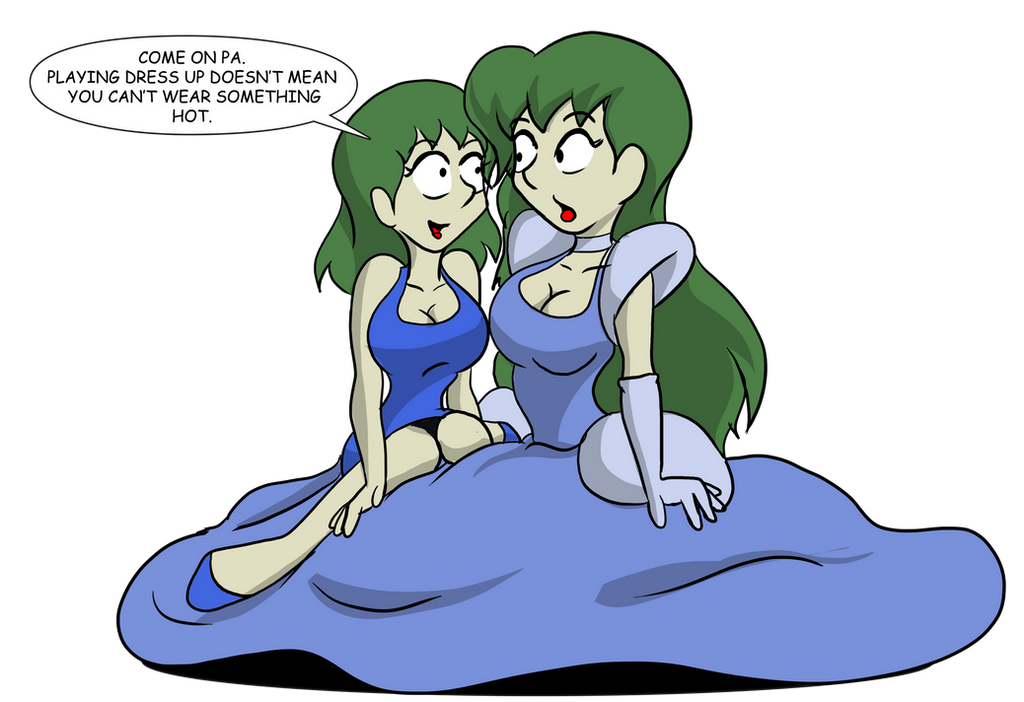 Stream 22 Sept 2018 - Dawn and Dawnie Dress Up by CDRudd