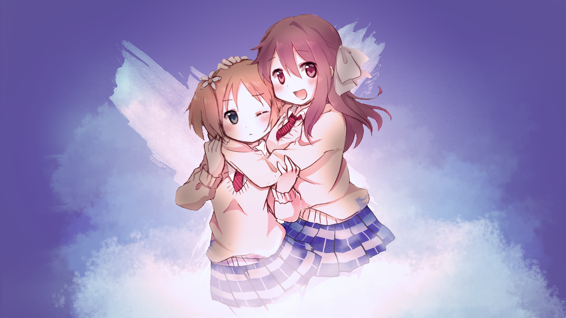 Haruka And Yuu Sakura Trick By Taigalife On Deviantart