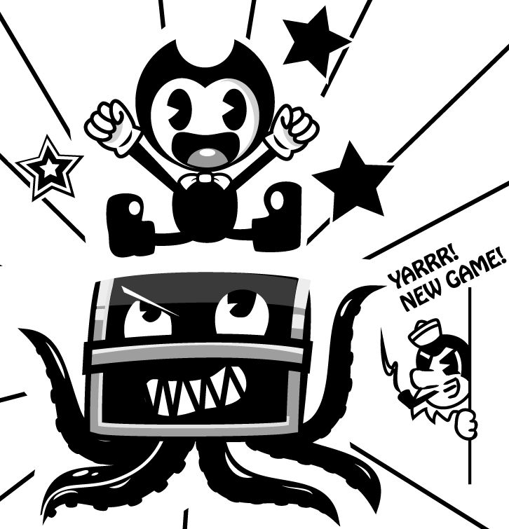 Bendy in Nightmare Run