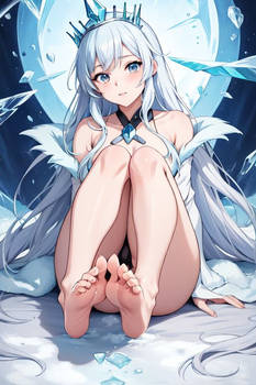 The Ice Queen's feet