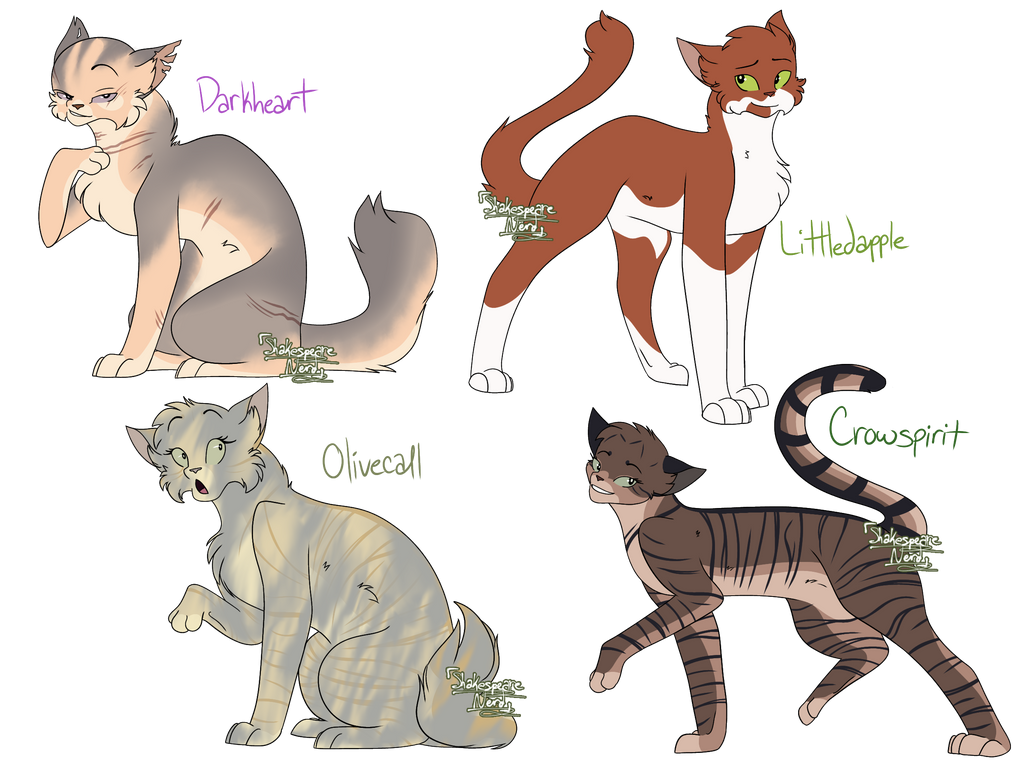13/20 Custom Kitties by ShakespeareNerd on DeviantArt