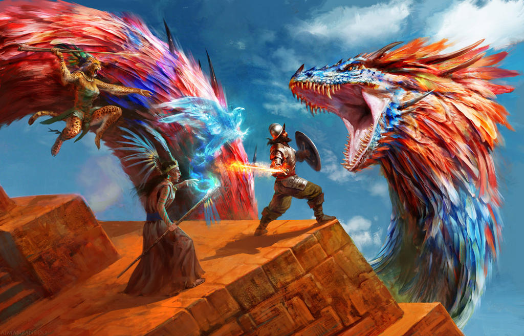 Quetzalcoatl by Manzanedo on DeviantArt
