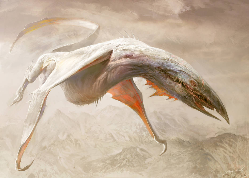 Winged Caesar Winged creature by Manzanedo on DeviantArt