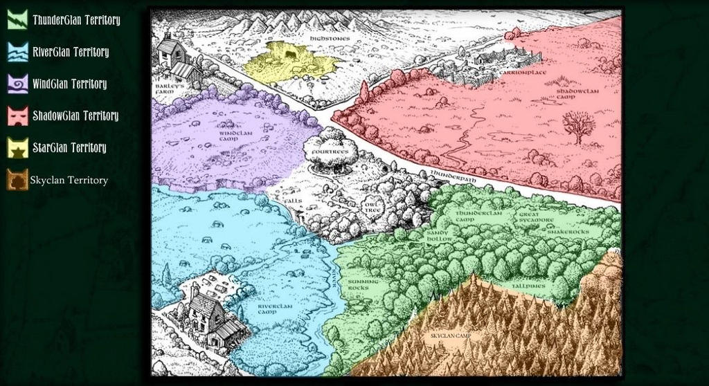 Map With SkyClan. by Dr-Strange-Is-Me on DeviantArt