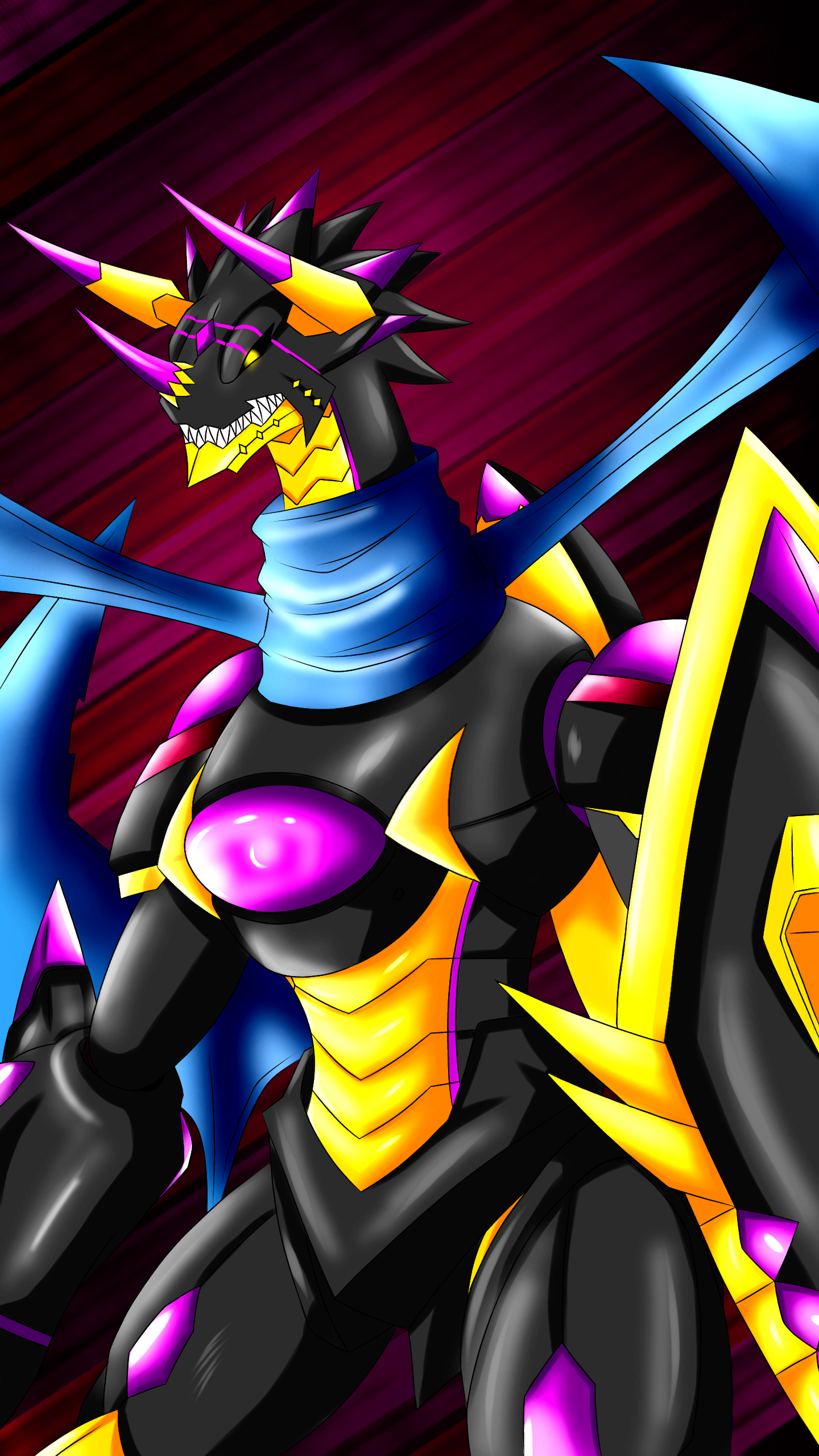 Horus the Black Flame Dragon LV8 [Artwork] by nhociory on DeviantArt