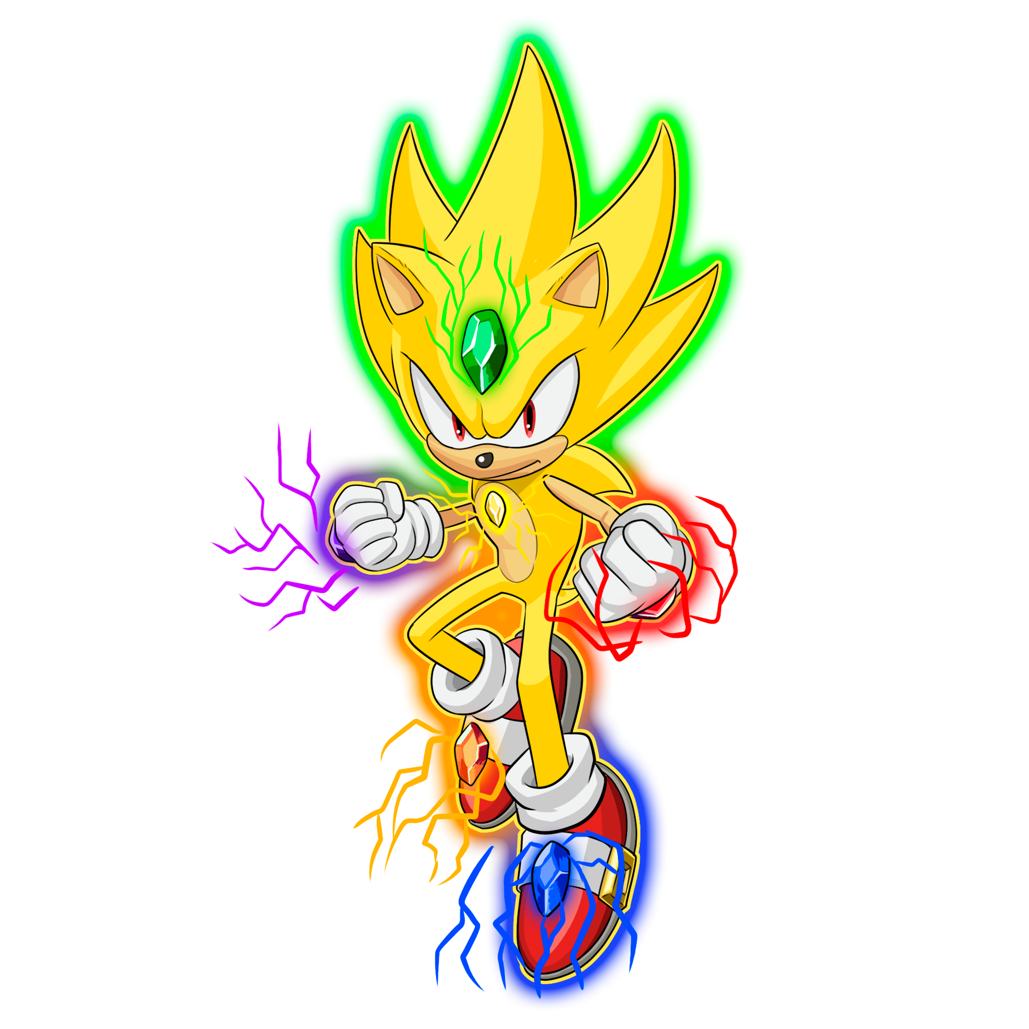 Infinity Super Sonic by Colin3145 on DeviantArt
