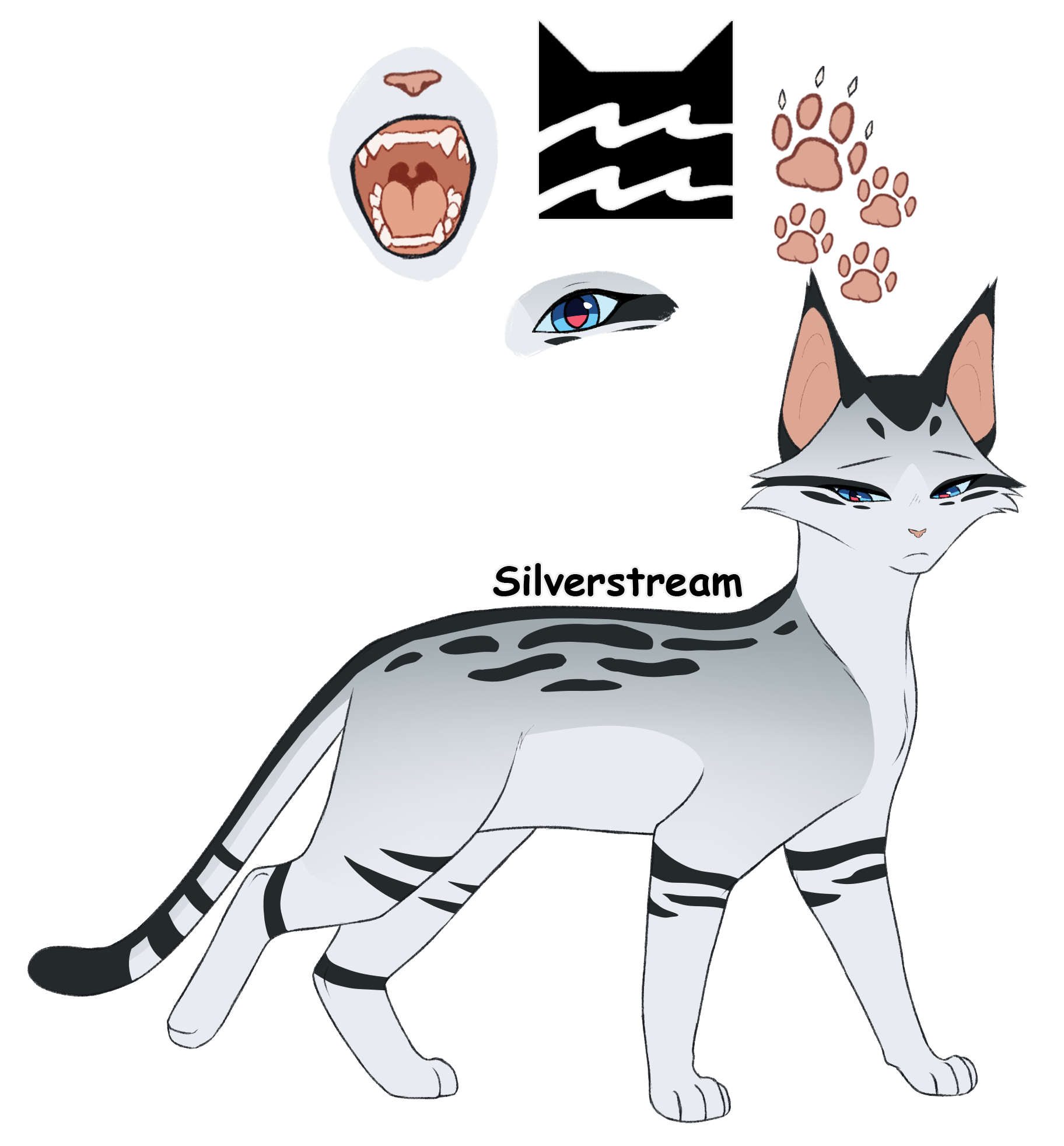 Jayfeather Character Sheet by Nightrizer on DeviantArt