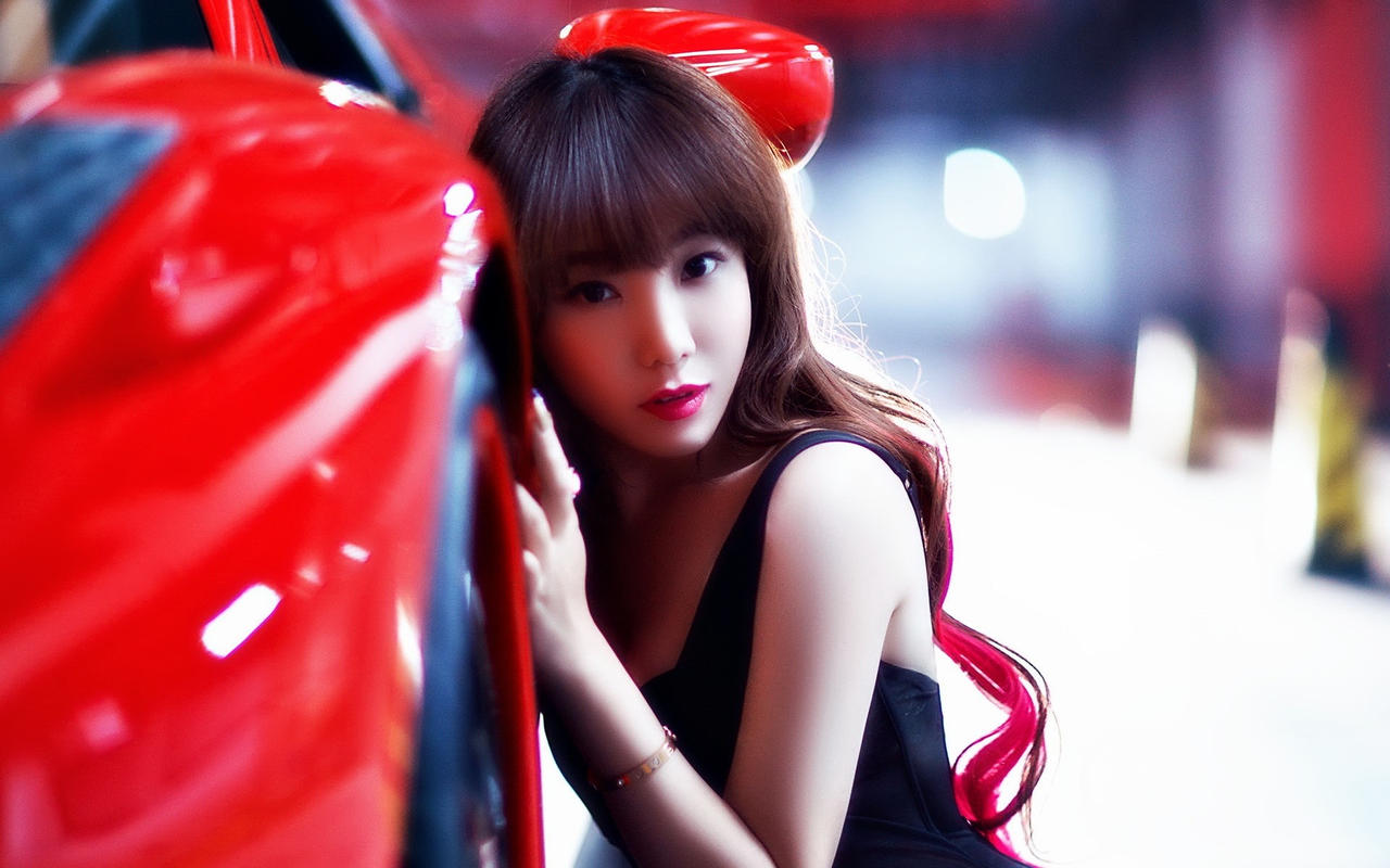 Asian Car Girl By Herbertlange On Deviantart
