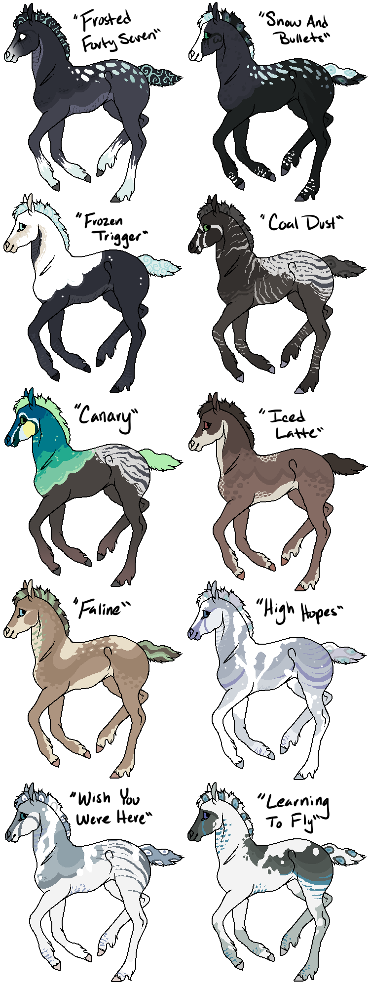 Extravaganza Foal Set 5