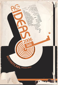 AG Ideas Poster - Bauhaus-esq