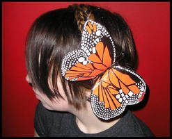 Duct Tape Butterfly Hair Clip