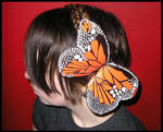 Duct Tape Butterfly Hair Clip by DuckTapeBandit