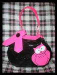 Pink Owl Purse by DuckTapeBandit