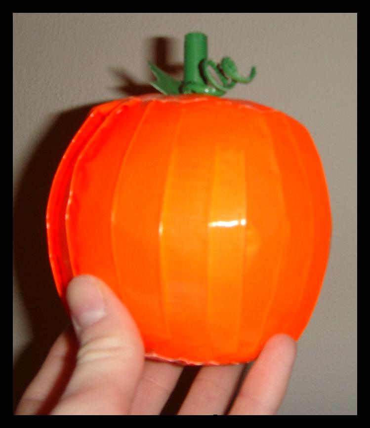 Duct Tape Pumpkin 2