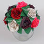 Vase of Duct Tape Roses