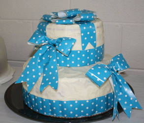 Duct Tape Baby Shower Cake