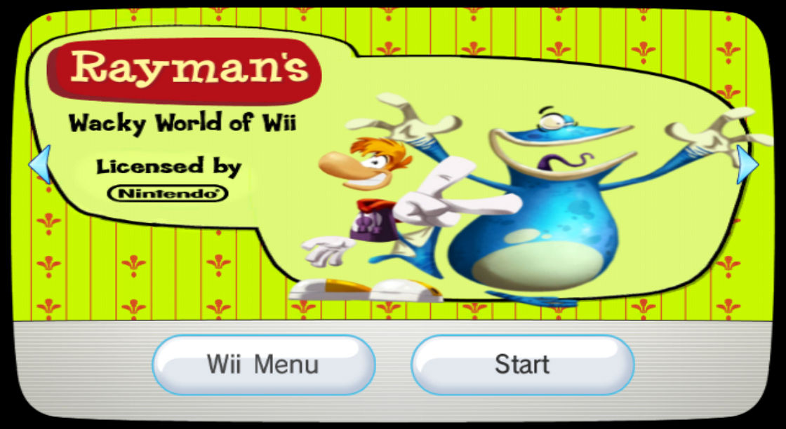 Rayman's Wacky World of Wii - Disc Channel Intro by captainbob321 on ...