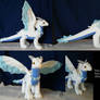 Winter Dragon Custom Plush