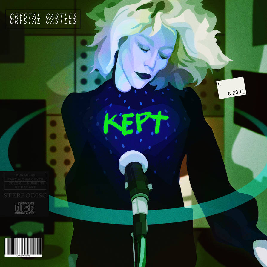 Crystal Castles - Kept (Unofficial Album Cover) by K-A-T-art on DeviantArt