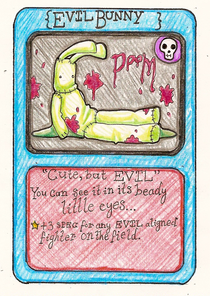 Evil Bunny -Item Card Sample-