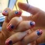 American flag..nails!