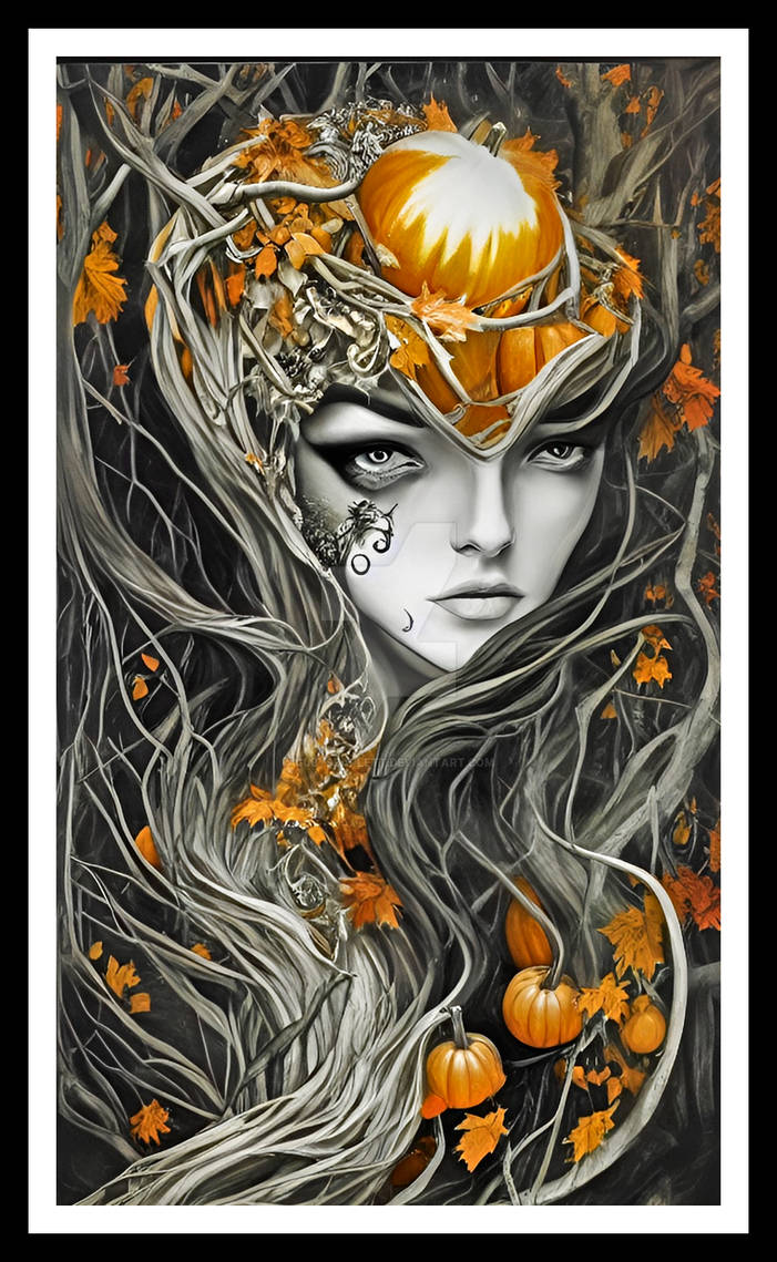 Fall Ritual Druid tree druid, fall inspired by Gubyscarlett on DeviantArt