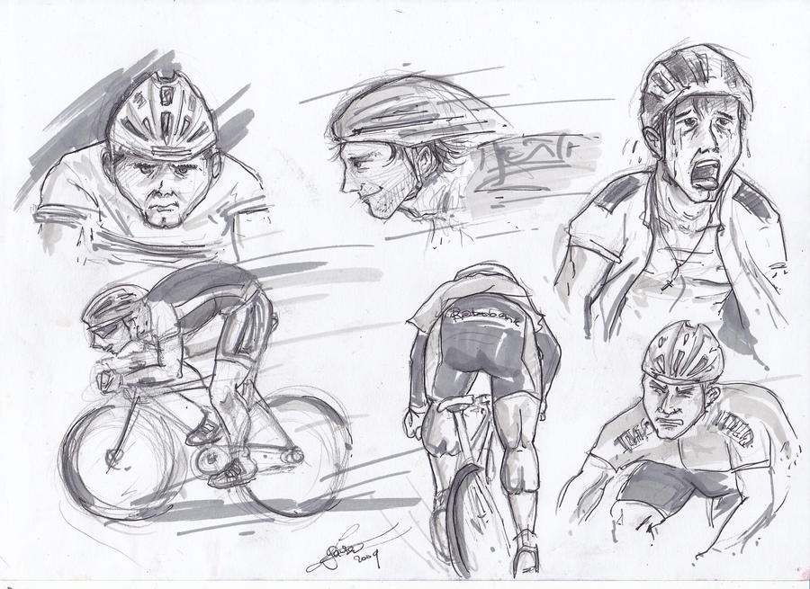 Cycling Sketches by Leeuwtje on DeviantArt