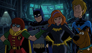 Gemini Generated: Mystery Inc. as Bat Gang