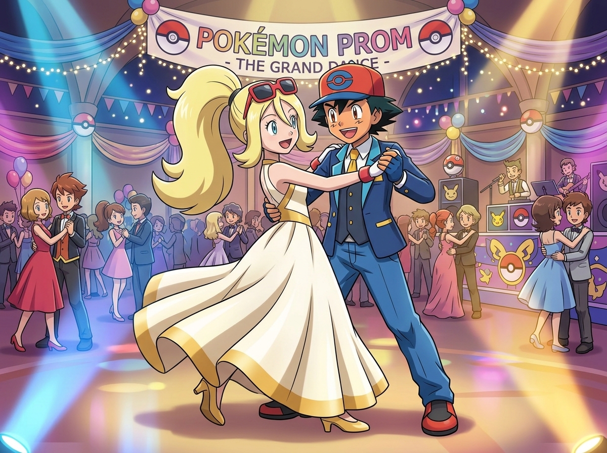 Flow-Generated: Ash Ketchum and Korrina dancing