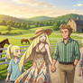 Lusamine, Mohn, Lillie and Gladion in Kentucky