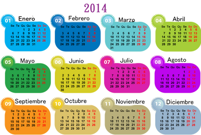 RECURSOS #4 CALENDARIO 2014