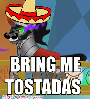 King Sombrero is hungry...