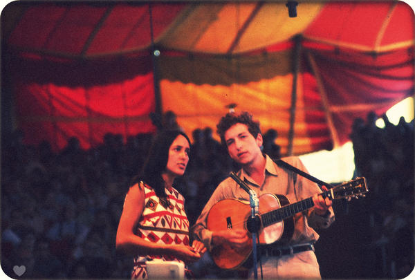 Bob Dylan and Joan Baez