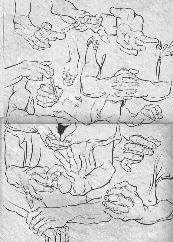 Hands study - Etude mains