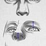 How to draw eyes from a difficult POV
