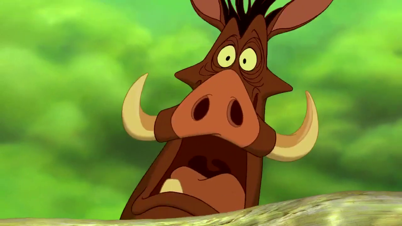 Pumbaa Screaming by rsabinho on DeviantArt