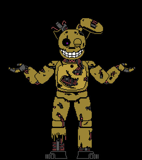 Spring Trap Colored In Springtrap (Colored) by JacksNoPsycho on DeviantArt