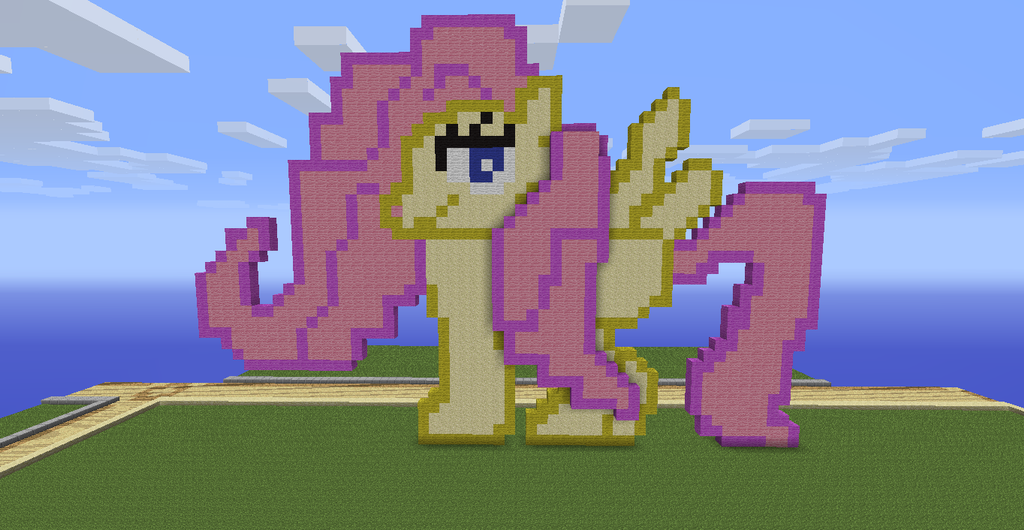 Fluttershy Pixel Art by LightingMaster on DeviantArt