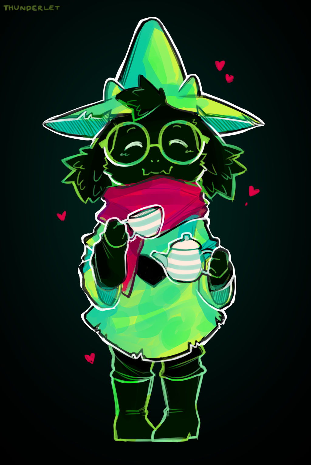 Geometric Ralsei ralsei redraw by thunderlet on DeviantArt