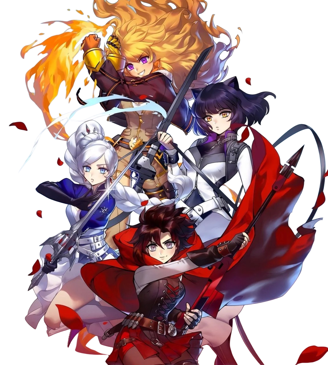 Team RWBY Render by Deathbattlewatcher5 on DeviantArt