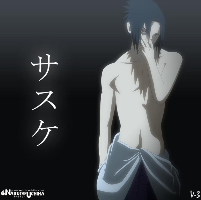 shirtless sasuke