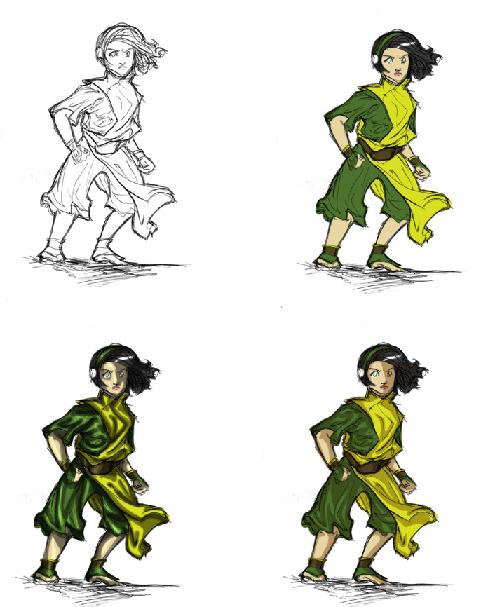 Toph pen-doodles