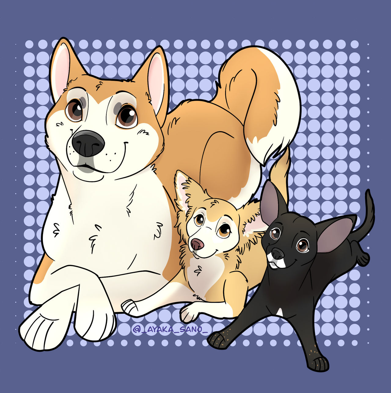 Pet portrait commission by tidbitzwolfie on DeviantArt