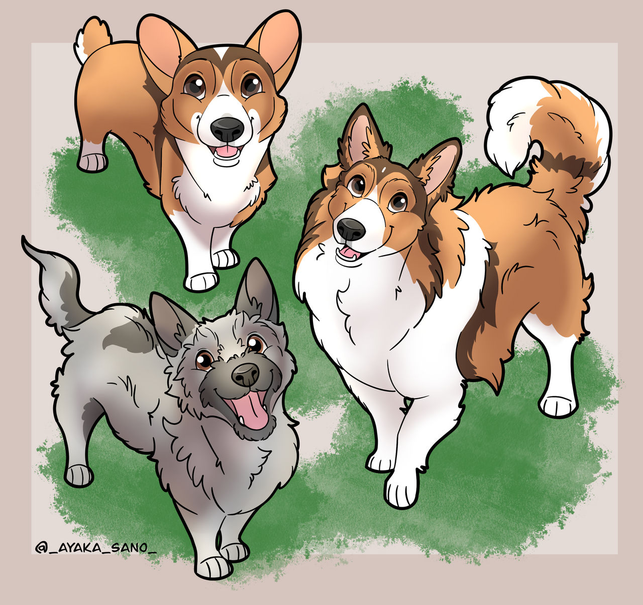 Disney style pet portrait commission by tidbitzwolfie on DeviantArt
