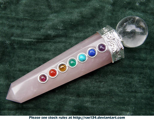 Rose Quartz Chakra Wand 2