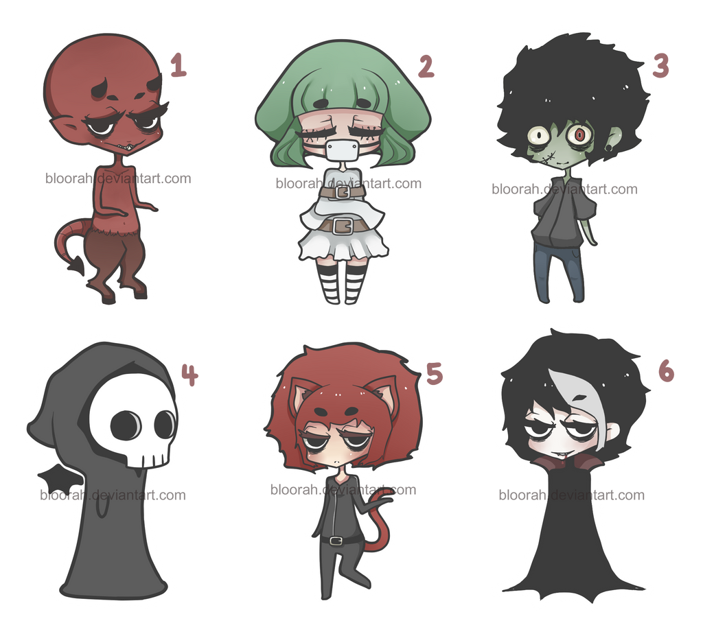 Halloween Adoptables!