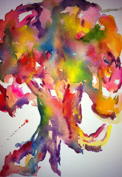 Watercolor Tree