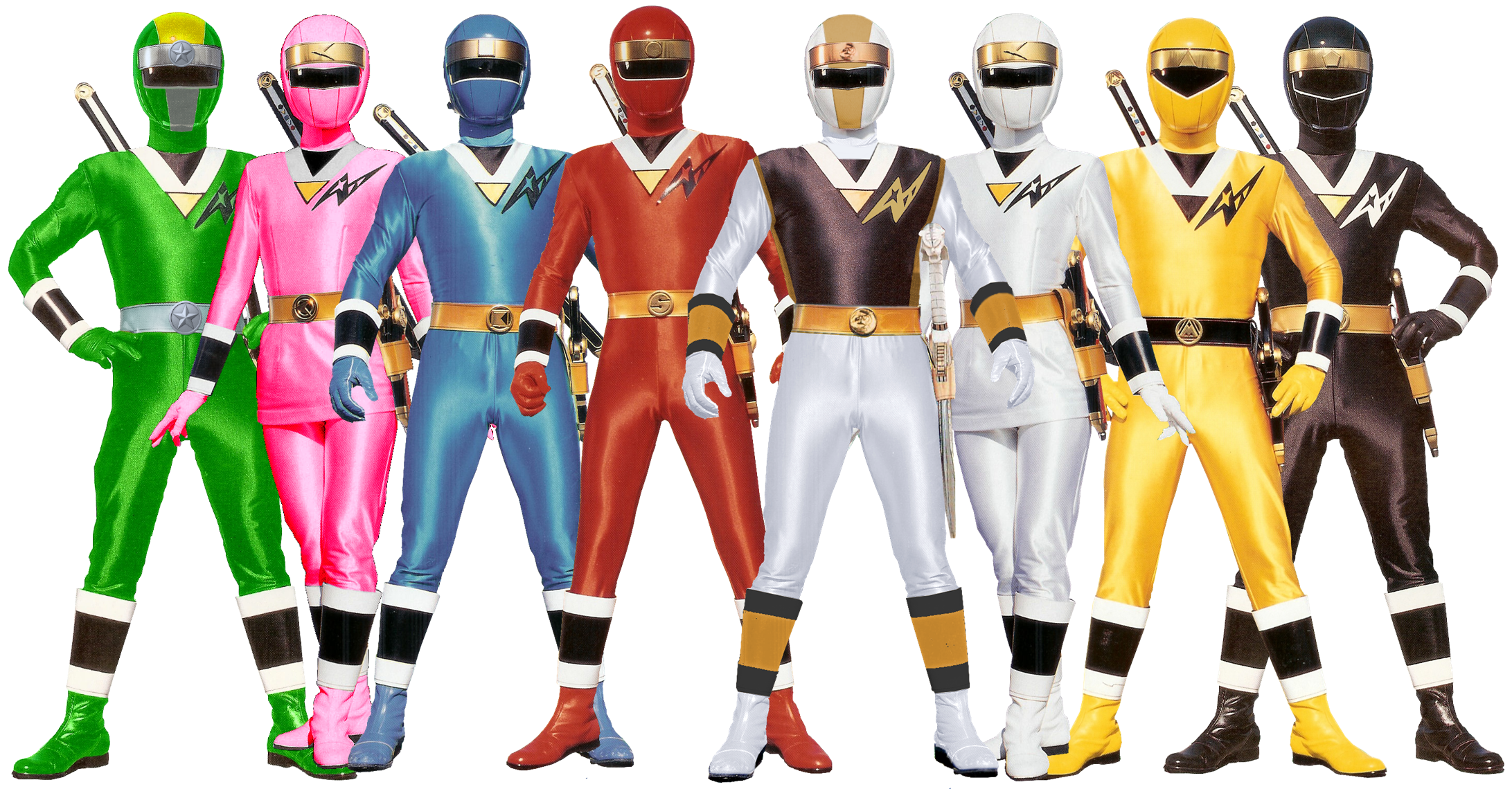 Alien Rangers Blue Rangers Mighty Morphin Alien Rangers - Alternate Colors by Bilico86 on DeviantArt