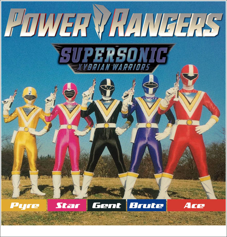 Power Rangers Supersonic XW Poster by Bilico86 on DeviantArt